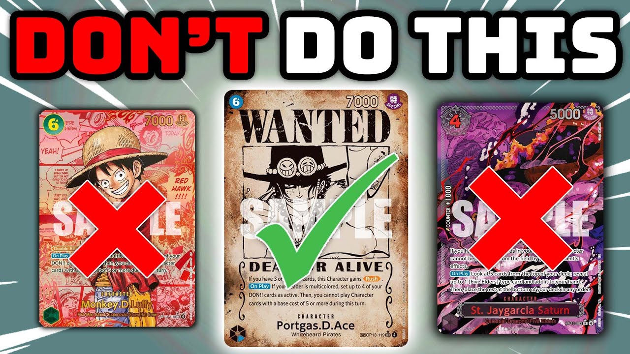 НЕ совершайте эту распространённую ошибку с OP-13 (One Piece TCG: Carrying on His Will)