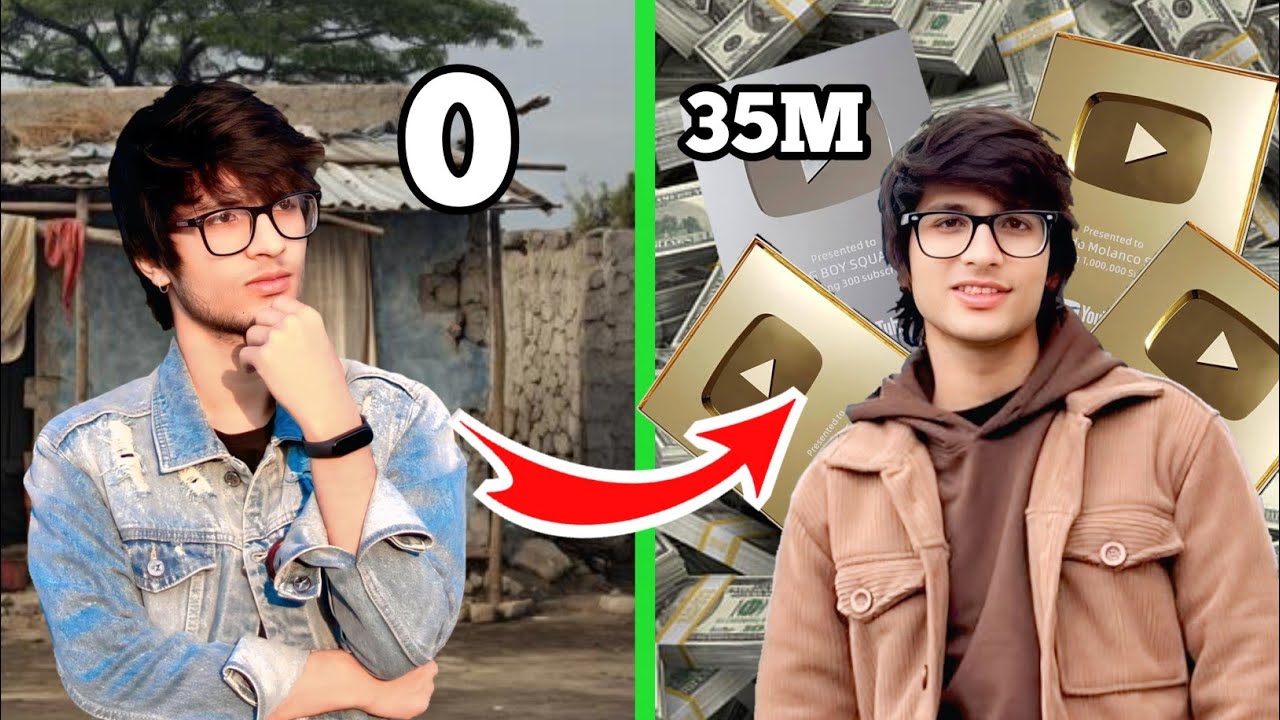 0 To 35 M Subscribers journey ll 😱😱ll Story of Saurav joshi ll 
