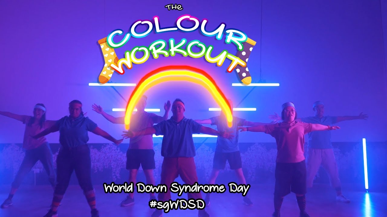 MINDS World Down Syndrome Day 2021 - The Colour Workout Video