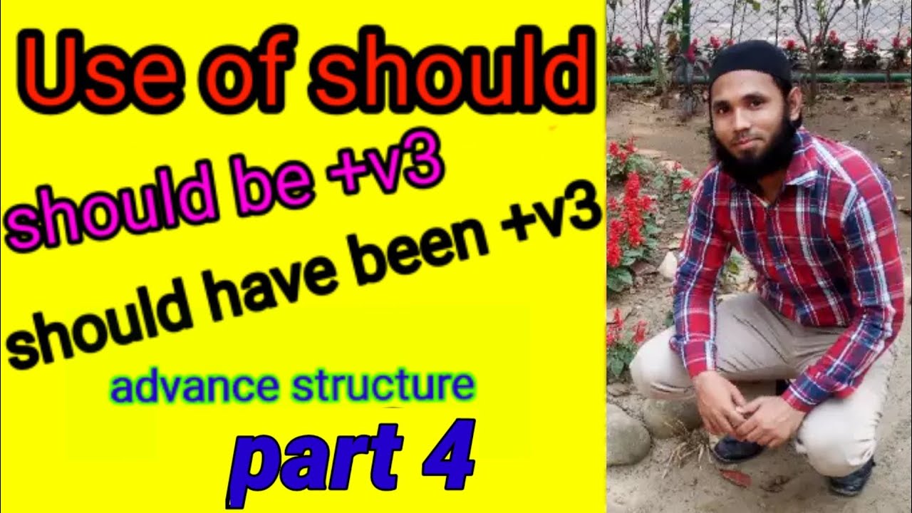 Passive voice should be+v3 and should have been+v3.