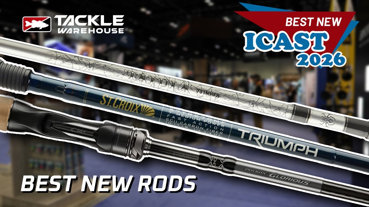 The Best NEW Bass Fishing Rods from the ICAST 2026 Showroom Floor!