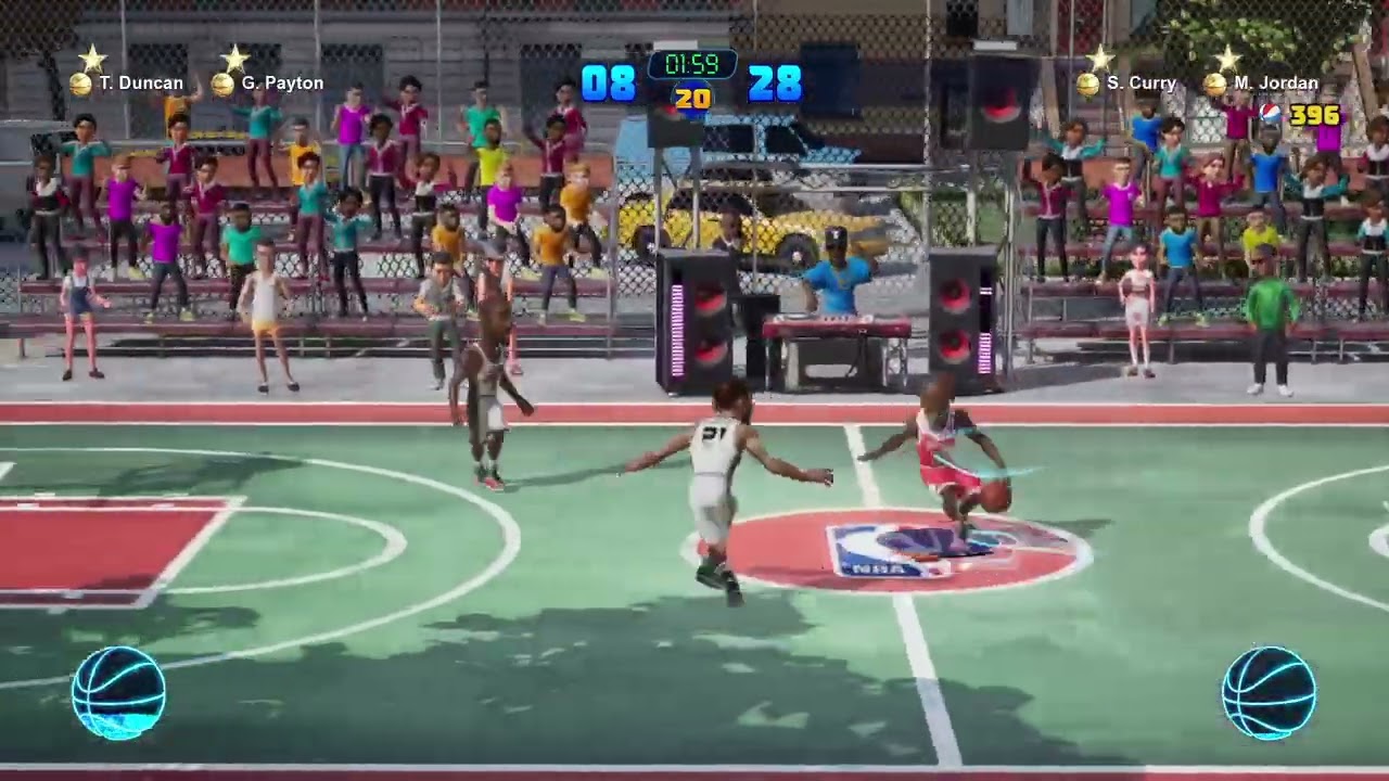 NBA 2K: Майкл Джордан и Стефен Карри против Тима Данкана и Гэри Пэйтона!