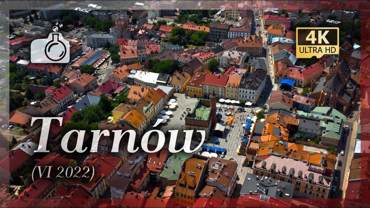 TARNÓW z drona w 4K [ 🇵🇱 Małopolskim Szlakiem 2022 🧭]