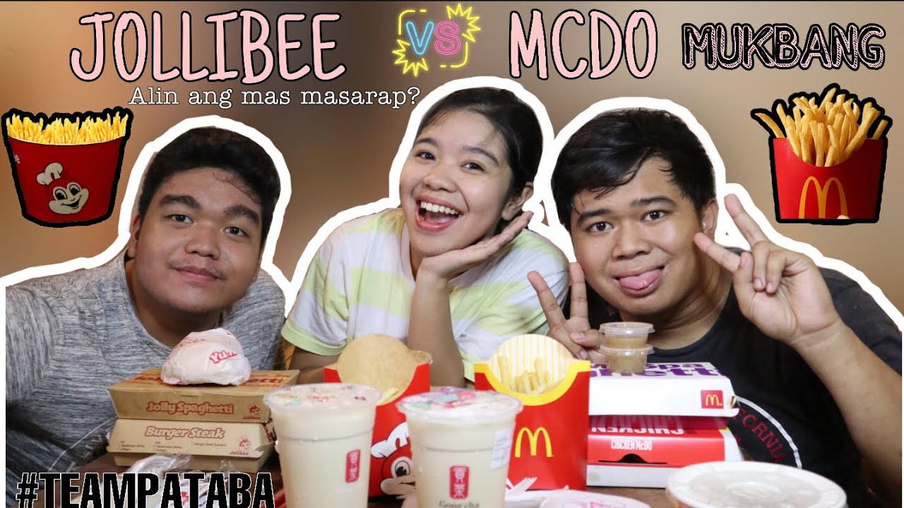 VLOG #15: JOLLIBEE VS. MCDO MUKBANG 