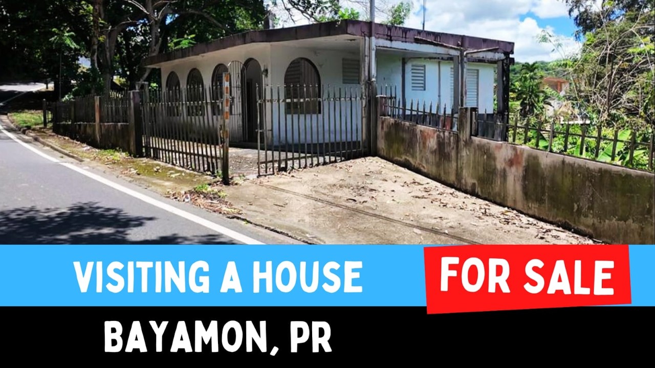 Visité casa de campo abandonada a la venta en Bayamón PR cerca 167