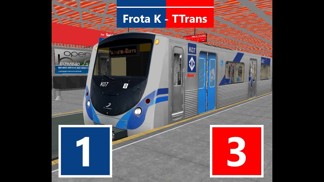 Metrô SP/São Paulo Metro: Frota K/K series trains