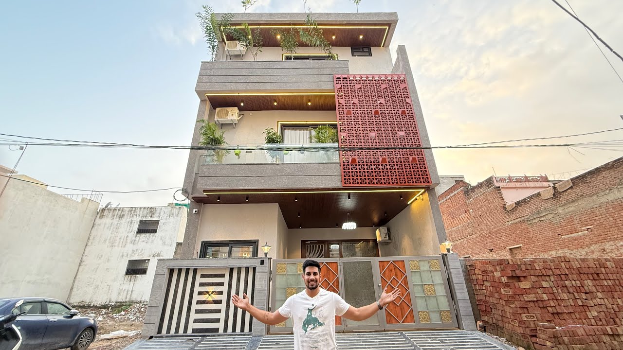 25x50 Luxurious 4BHK Modern House Design With Premium interior work | Villa for sale in jaipur 
