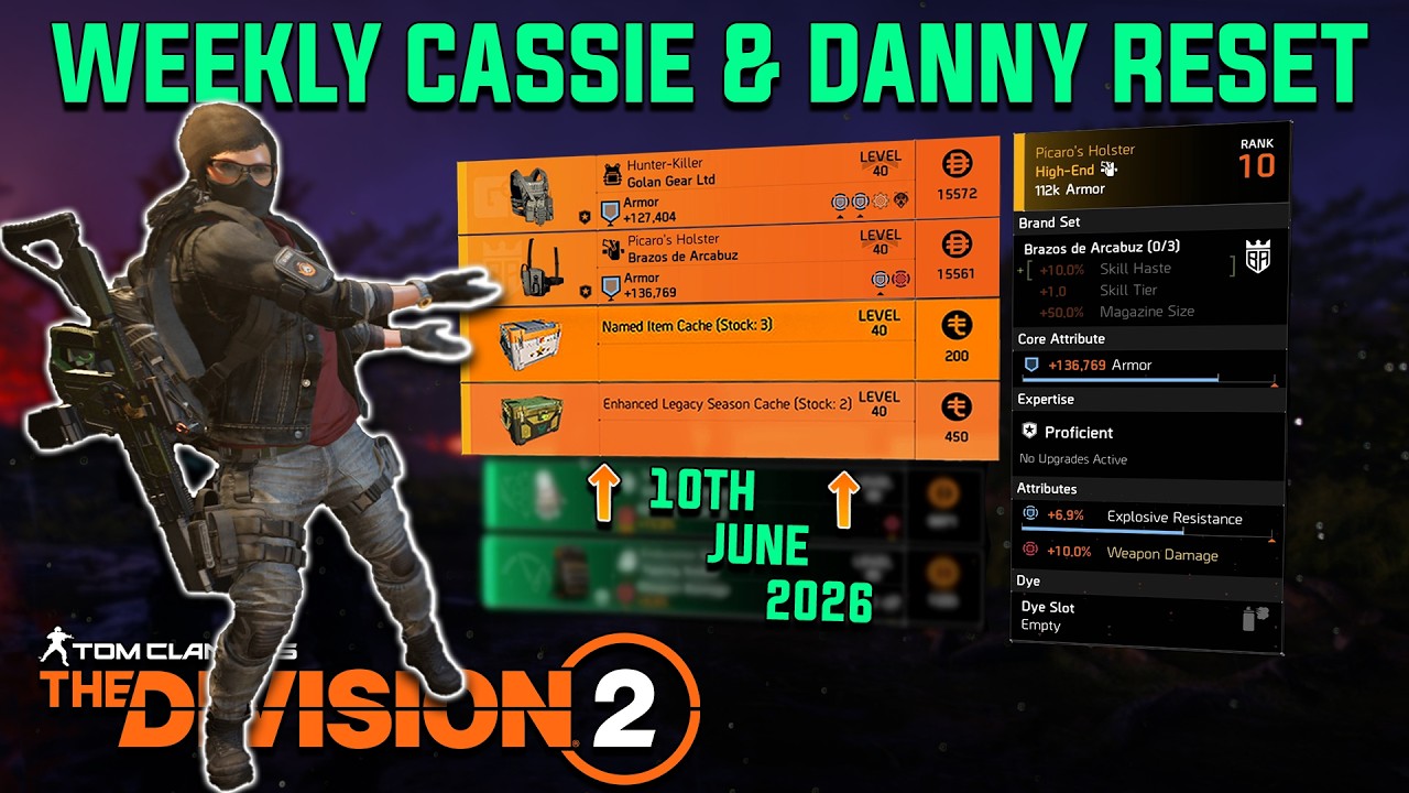 The Division 2 | Escalation Vendor + Cassie & Danny Reset! (June 10, 2026)