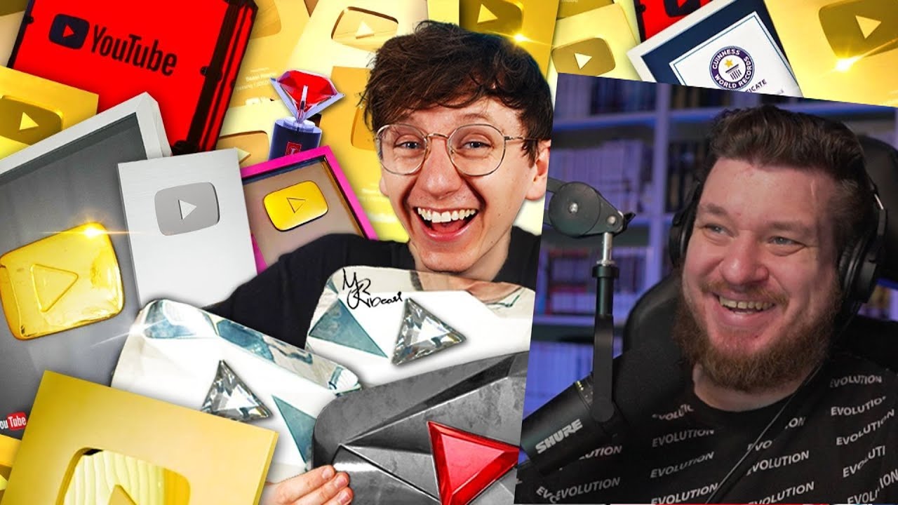 Моя Коллекция Наград Youtube за 1 000 000 $ | РЕАКЦИЯ НА JackSucksAtLife