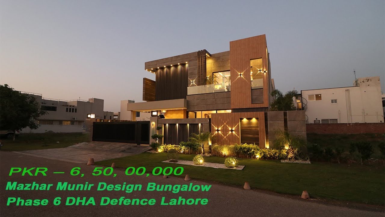 1 Kanal Ultimate Luxurious - Mazhar Munir Design House Phase 6 DHA Lahore Price 6.50 Crore | H No 21