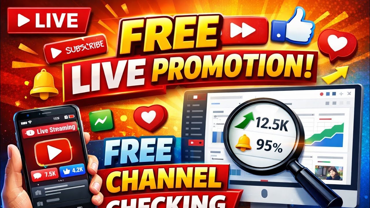 Free live promotion guys come and join 🙂