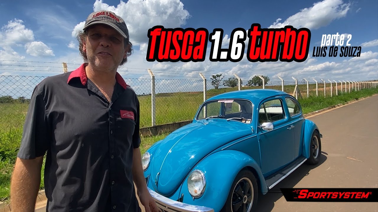 FUSCA 1.6 TURBO ACELERA FORTE COM CAIXA QUENTE DE TURBO IMENSA