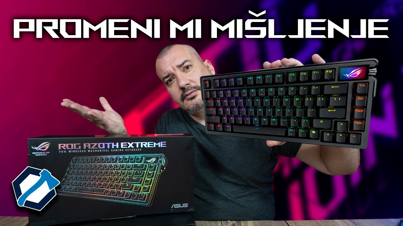 NAJBOLJA SVETSKA SERIJSKA tastatura! - ASUS ROG Azoth Extreme