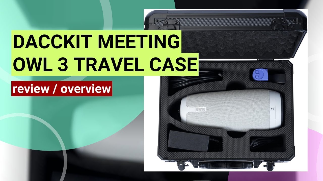 Review: D DACCKIT Hard Travel Case for Meeting Owl 3 - Is It Worth It?