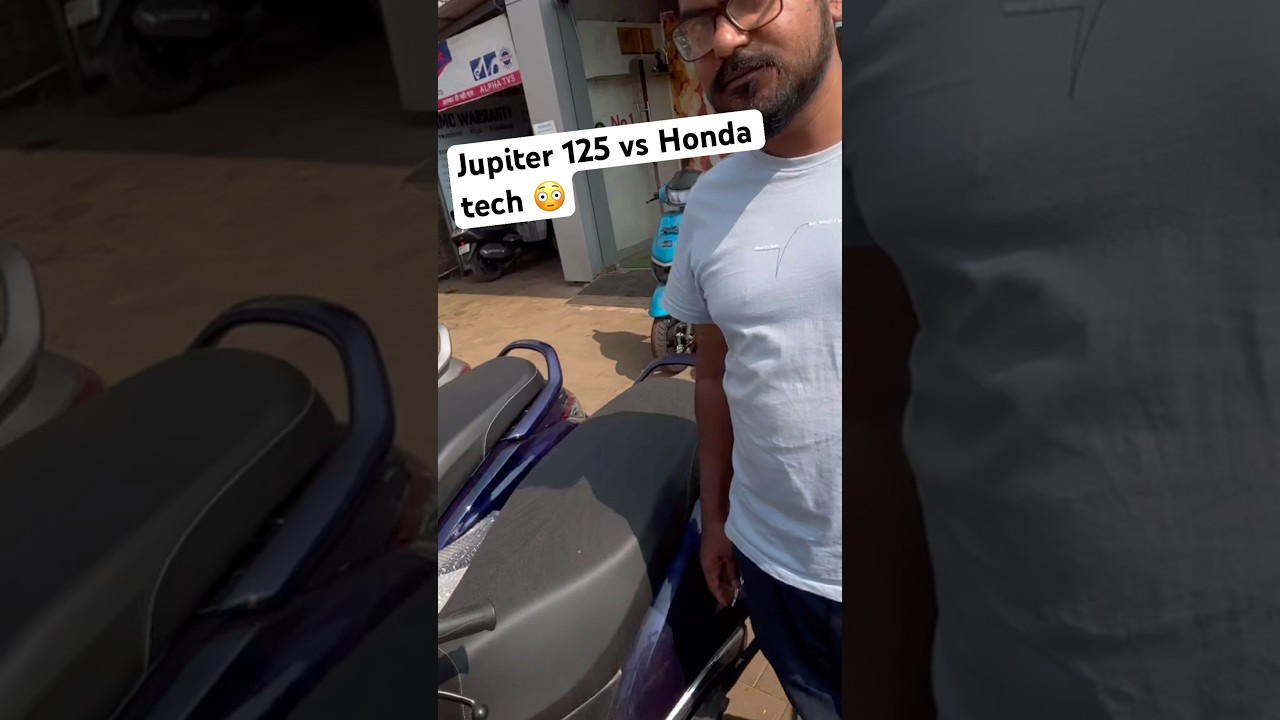Jupiter 125 vs Honda tech 😳