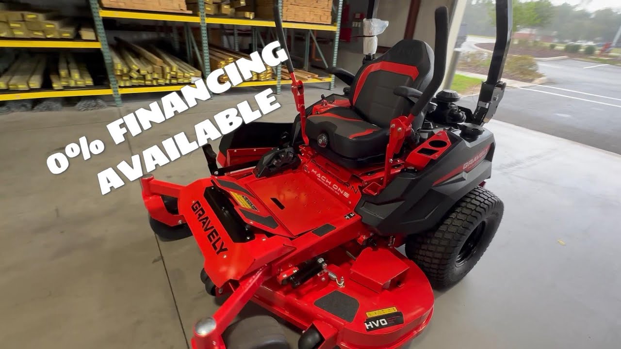 THE GRAVELY PRO TURN MACH-ONE!
