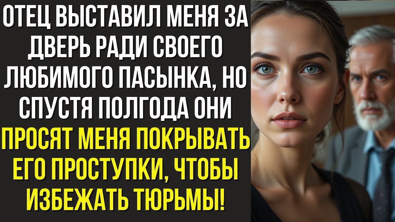 Отец выставил меня за дверь ради своего любимого пасынка, но спустя полгода они просят меня