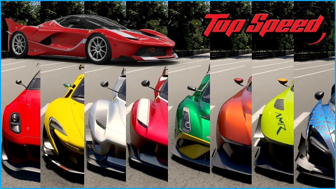 Top Fastest Track Cars in Forza Motorsports 8 | Top Speed Battle