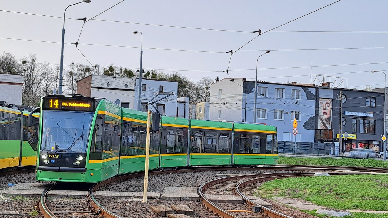 MPK Poznań | Linia 14 | Siemens Combino #513 | Kierunek Górczyn PKM