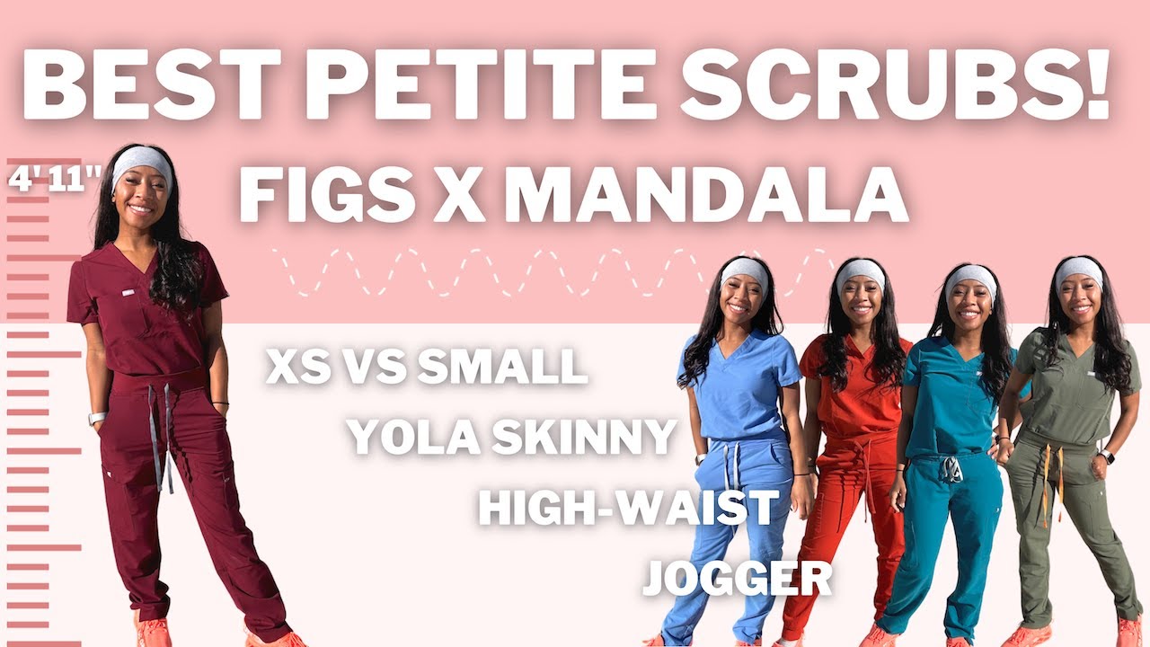 BEST Petite Scrubs | Figs + Mandala Review | Loving the Yola Skinny High Waist
