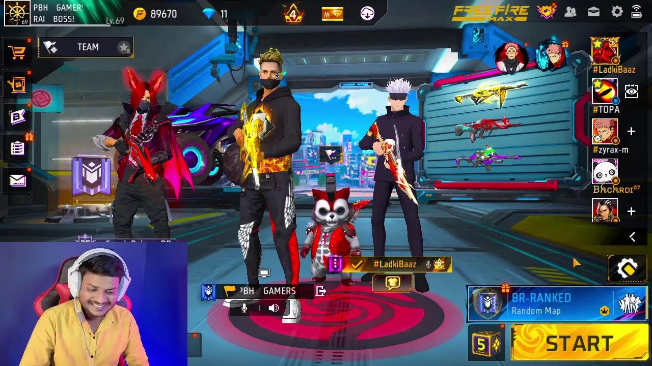 FREE FIRE LIVE V BADGE GUILD TESTING | GUILD TEST | YOUTUBER KA GUILD V BADGE GUILD