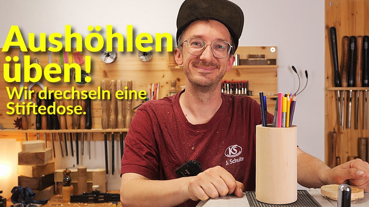 Drechseln & Aushöhlen! So gelingt dir deine erste Stiftedose.