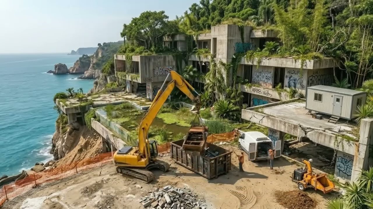 Restoring an Old Ruin into a $20 Million Luxury Villa! 