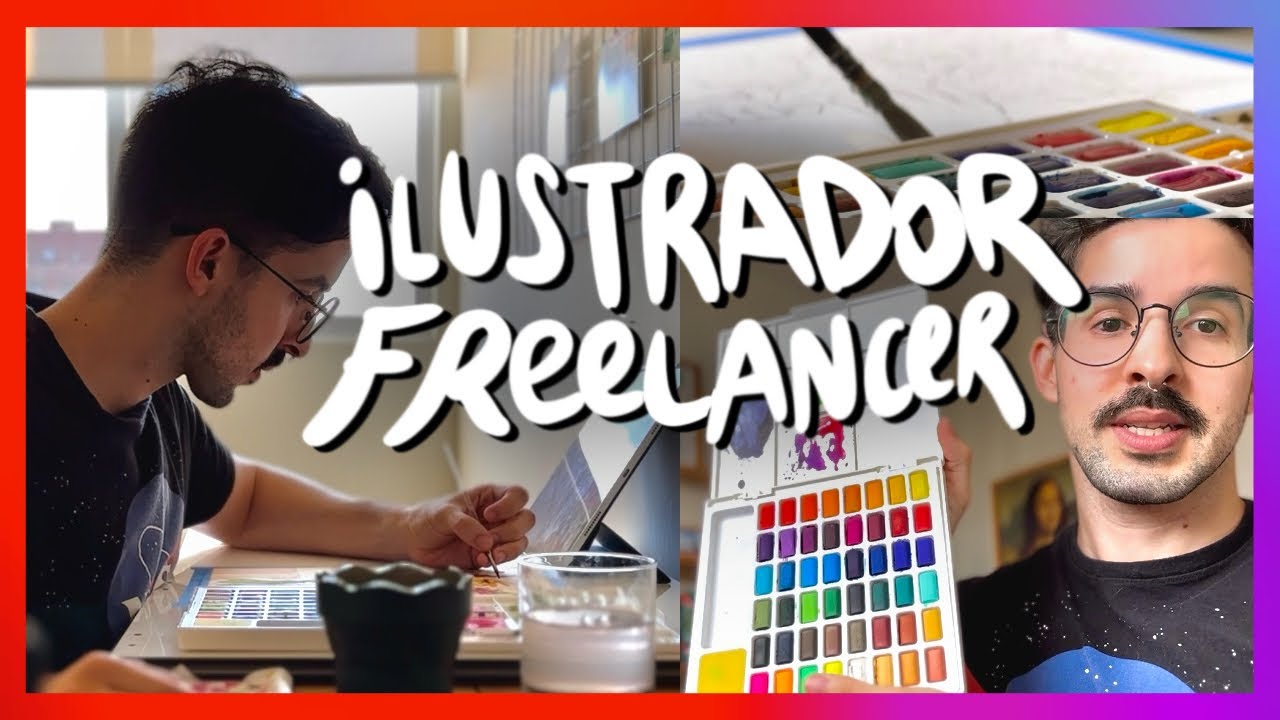 Descubra como é a rotina de um ilustrador freelancer - VLOG DE ARTE | Rodrigo Falco