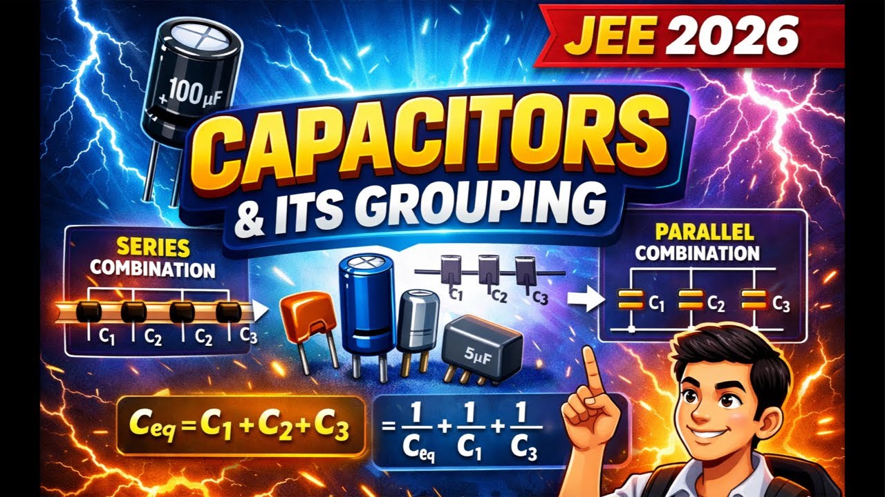 B D GURUKUL is live | capacitors for jee 26 | expected topics | jee mains 2026🔥
