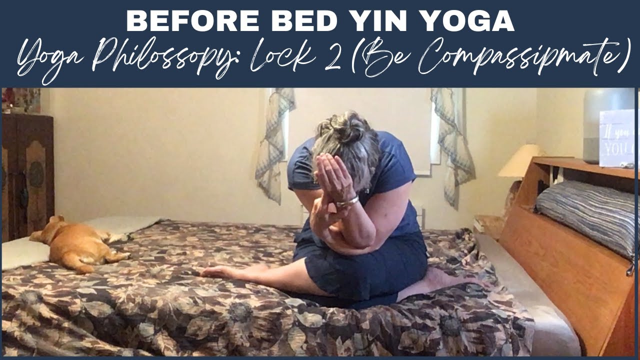 Evening yin yoga  to release shoulder tension | Your Key to Happiness 2