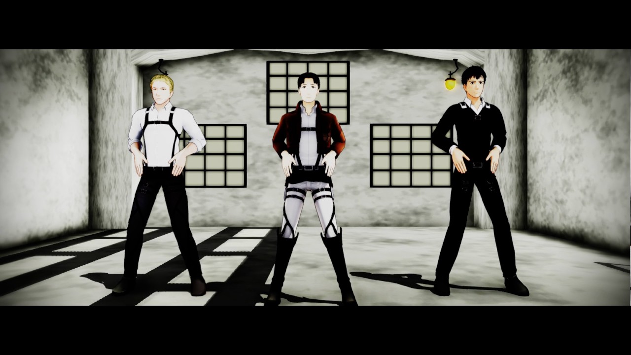 [MMD] SNK - Marco/Bertholdt/Reiner - DISTURBIA