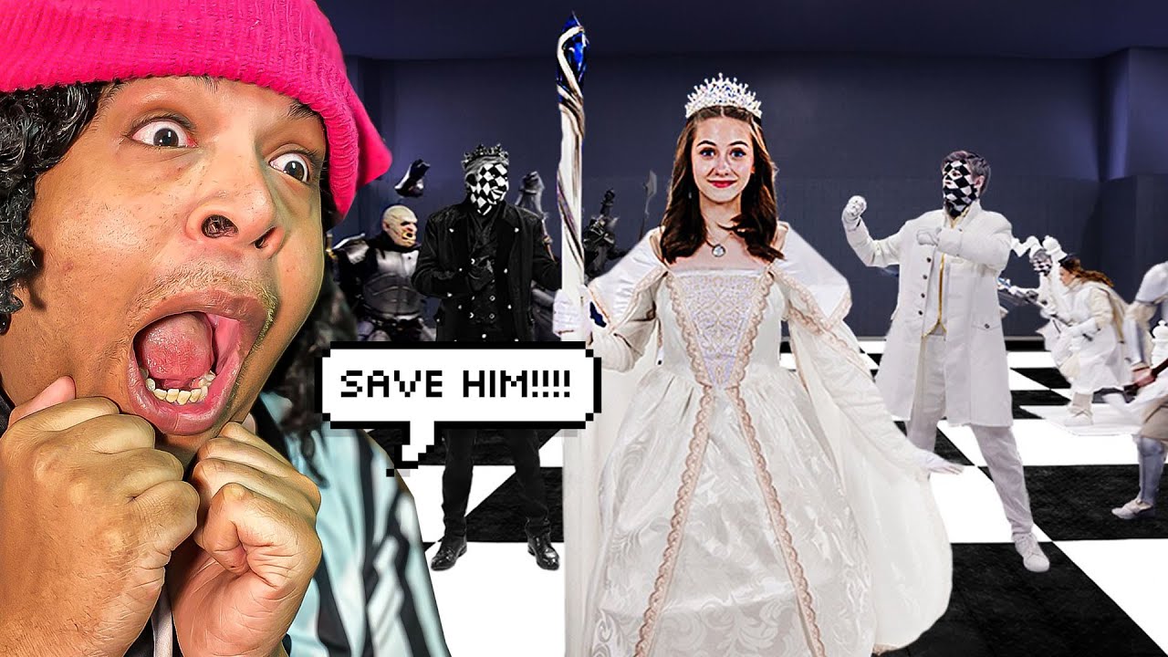 Human Chess In Real Life 2 @shilohandbros Reaction!