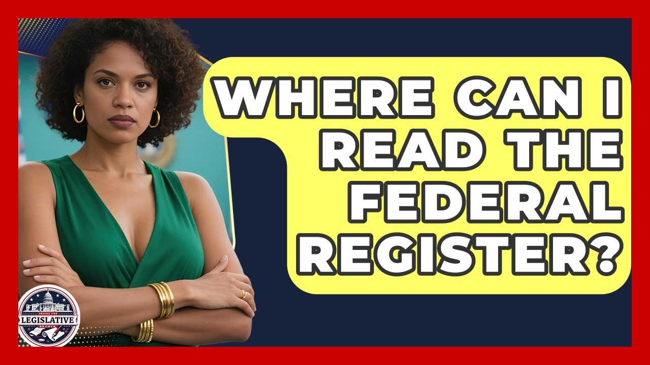 Where Can I Read the Federal Register? | Inside the Legislative Branch