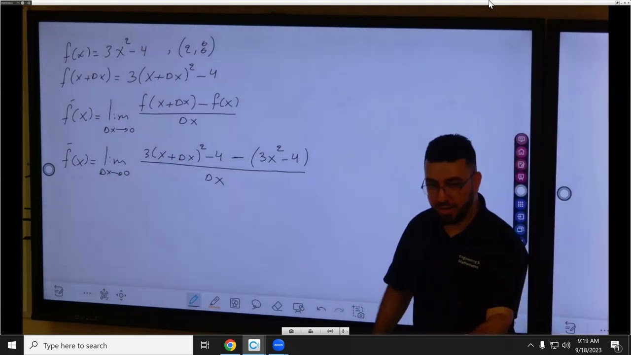 3.1 The Derivative and the Tangent Line Problem (New Lecture)