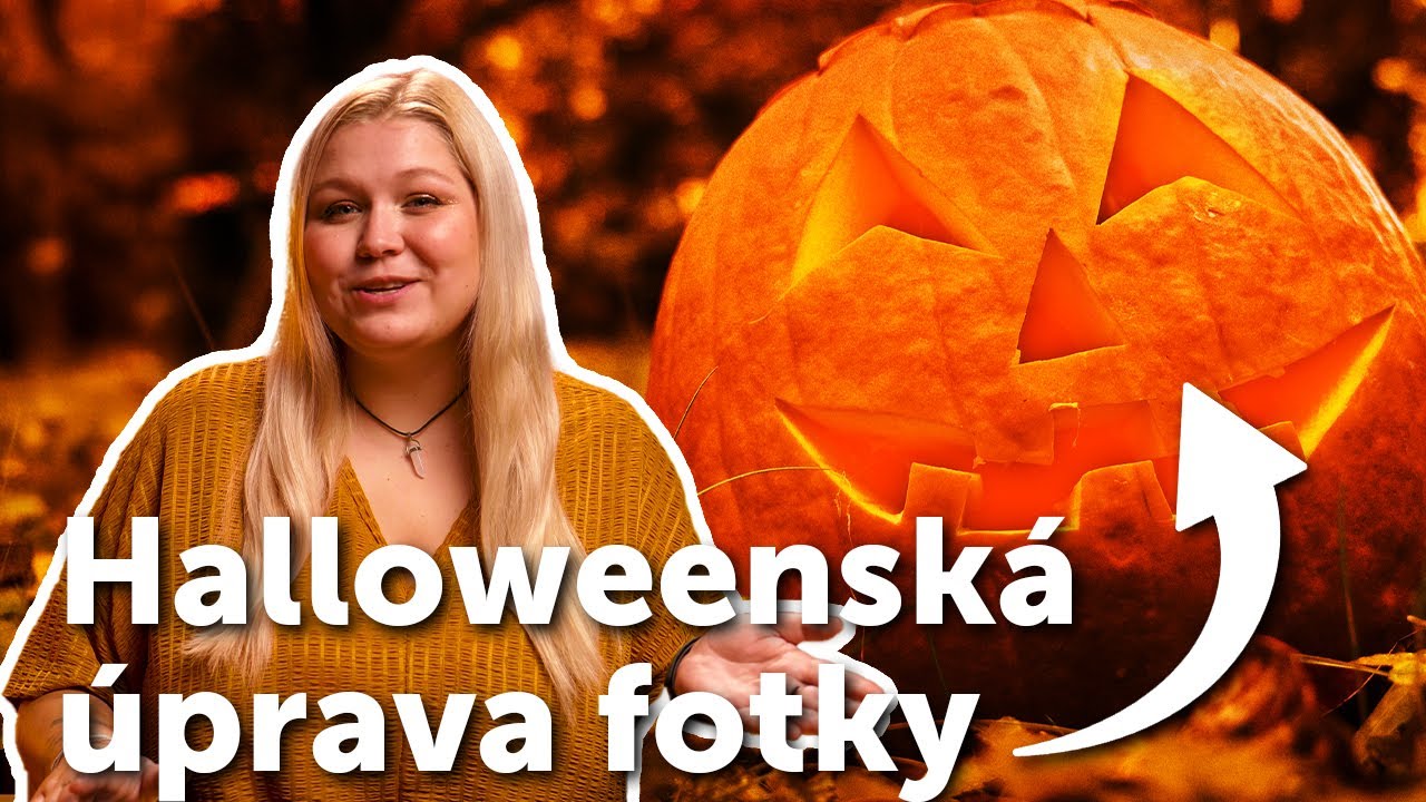 Halloweenská úprava dýně🎃