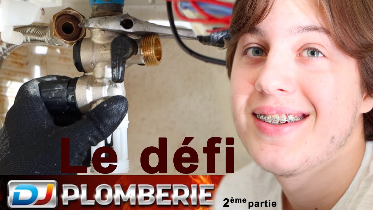 Hugo 17 ans, Apprenti plombier, remplace un groupe de sécurité | Défi DJ plomberie