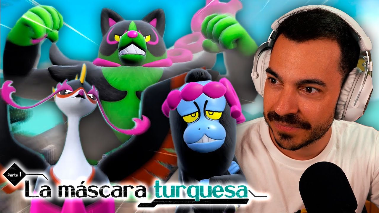 POKÉMON ESCARLATA DLC LA MÁSCARA TURQUESA COMPLETO 🔥