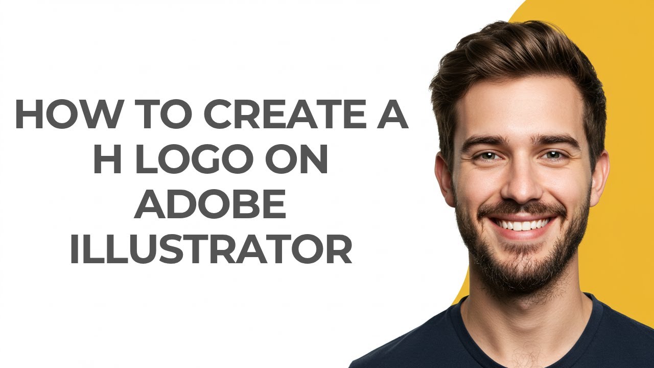 How to Create a H Logo on Adobe Illustrator - GUIDE!