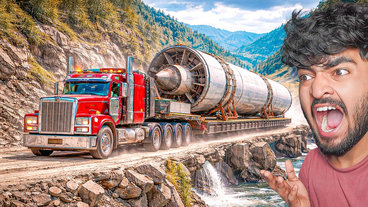 CRAZY DRIVER RISKED IT ALL FOR THIS LOAD!