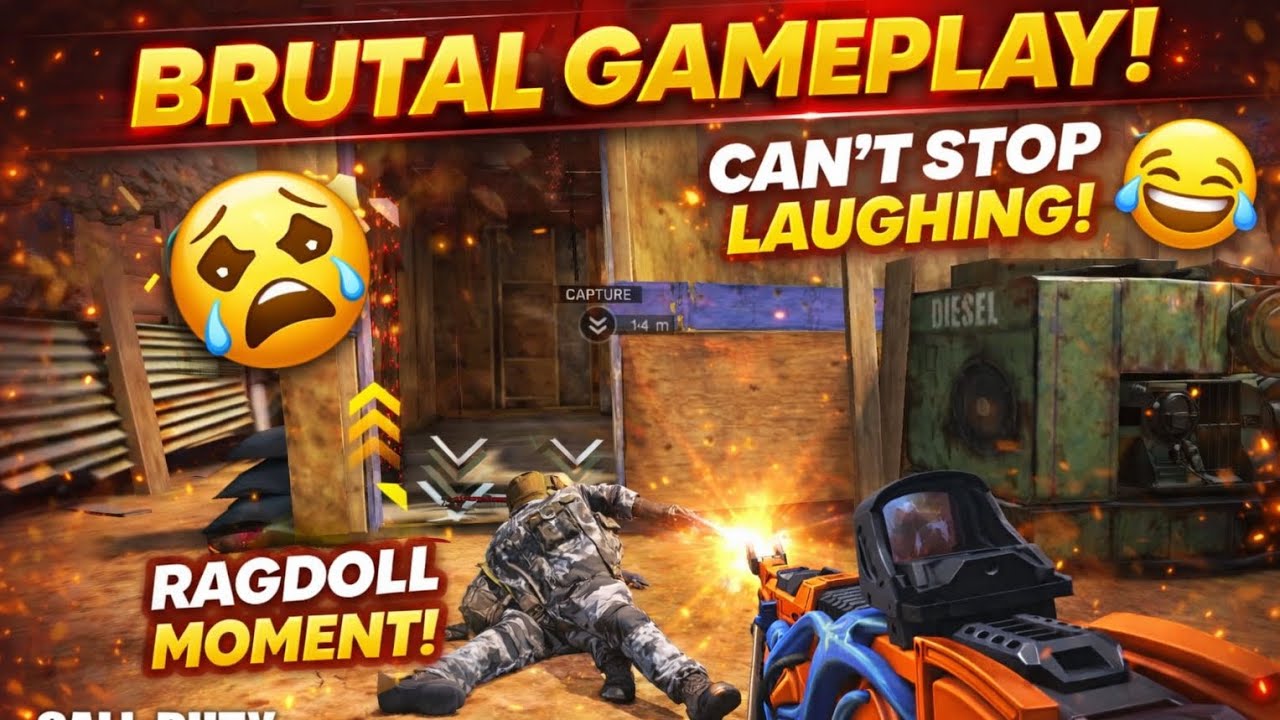 Raw gameplay but ragdoll moment #codm#callofduty#codmobile#codreels