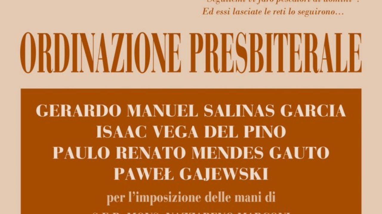 2020/09/12 Ordinazioni Presbiterali