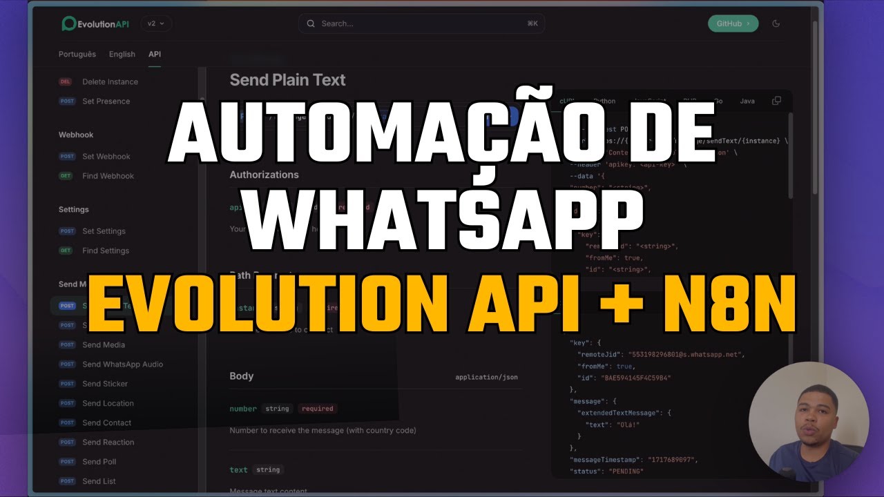Como Enviar Mensagens no Whatsapp Usando a Evolution API V2 e o N8N
