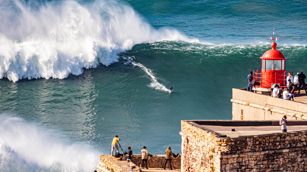 Sebastian Steudtner Rides Nazar&eacute;'s XXL Hurricane Epsilon Swell