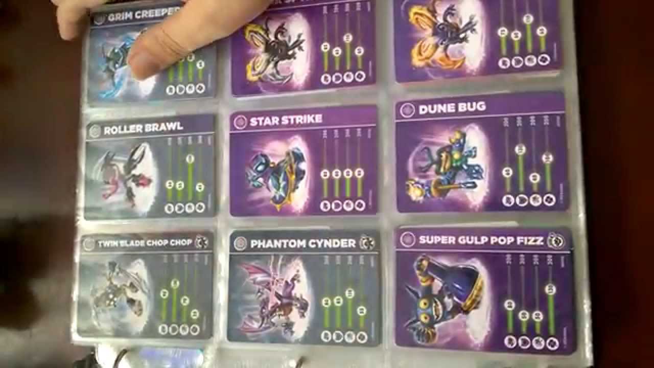 skylanders card collection all games