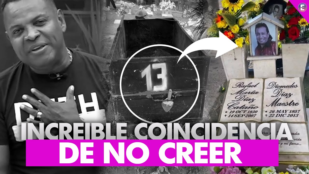 Extraña coincidencia en la tumba de Omar geles con la de Diomedes. Familiares lo despiden.