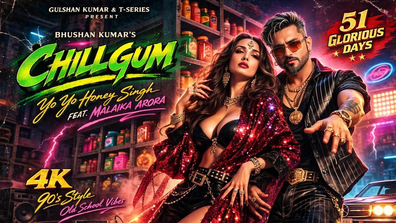 CHILLGUM (90s STYLE SONG): YO YO HONEY | SINGH | MALAIKA ARORA | 51 GLORIOUS DAYS BAJAO90S 