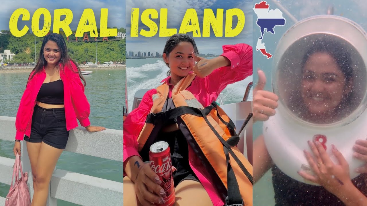 50,000 /= ක් කුඩු ළමයි😱| Coral Island PATTHAYA 🇹🇭 | සිංහල vlogs