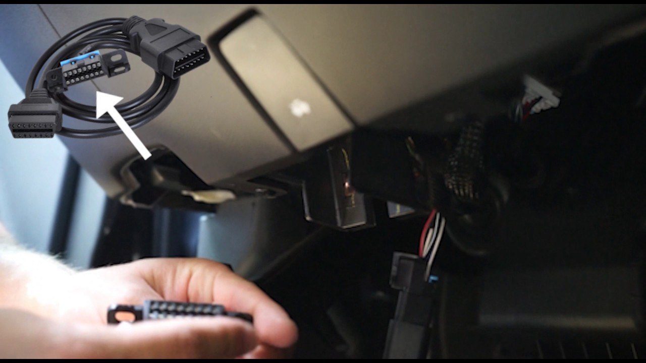 OBD-II Port Replicator Cable Installation