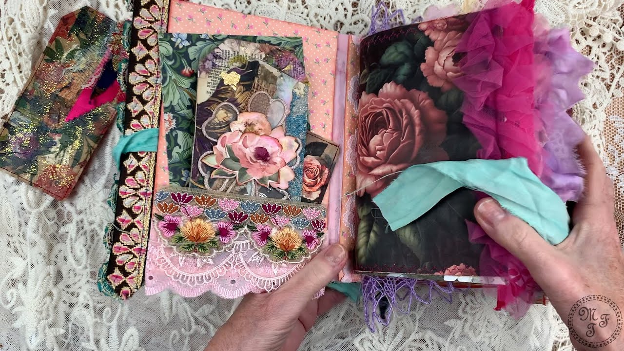 Junk Journal "Colors of Spring": vibrant and joyful -  Flip through (SOLD)