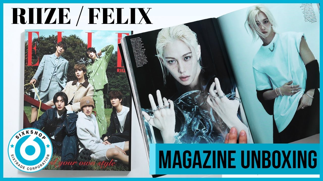 [UNBOXING] ELLE Nov. ISSUE 2024 (RIIZE & SKZ FELIX INTERVIEW)